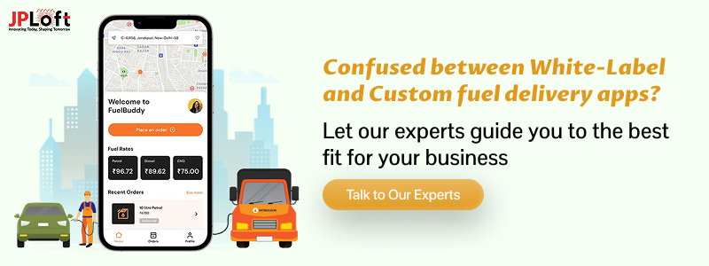 Build a Fuel delivey App CTA